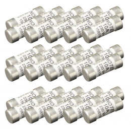 Lot De 30 Fusibles 8,5x 23 10a À Voyant Nf