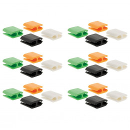 Lot De 24 Range-cordons Ou Câbles Taille M