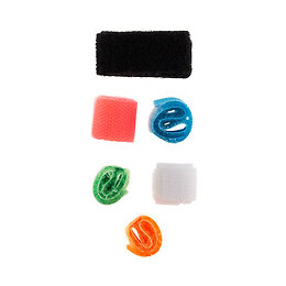 Lot De 6 Rubans Auto Agrippants (12 Cm) Pour Cordon Ou Câble