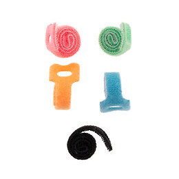 5 Rubans Auto Agrippants (12 Cm) Pour Cordon Ou Câble