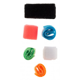 Lot De 6 Rubans Auto Agrippants (12 Cm) Pour Cordon Ou Câble