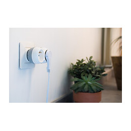 Biplite 16a 2p+t Façade Gris / Blanc