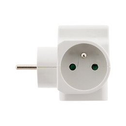 Triplite Parafoudre 2x 16a 2p+t + 1x6a 2p - Blanc