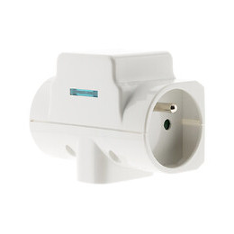 Triplite Parafoudre 2x 16a 2p+t + 1x6a 2p - Blanc