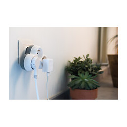 Triplite 16a 2p+t Façade Gris / Blanc