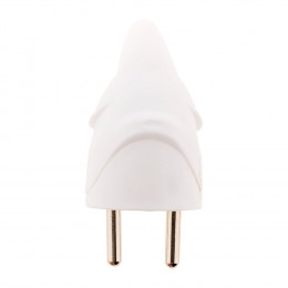 Fiche Mâle Coudée 16a 2p+t - Blanc - Zenitech