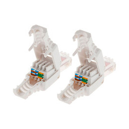 Lot De 10 Fiches Rj45 Cat 6 Sans Outil - Zenitech