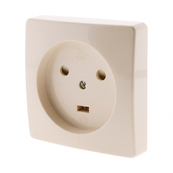 Prise À Encastrer 20a - 2p+t Blanc - Zenitech