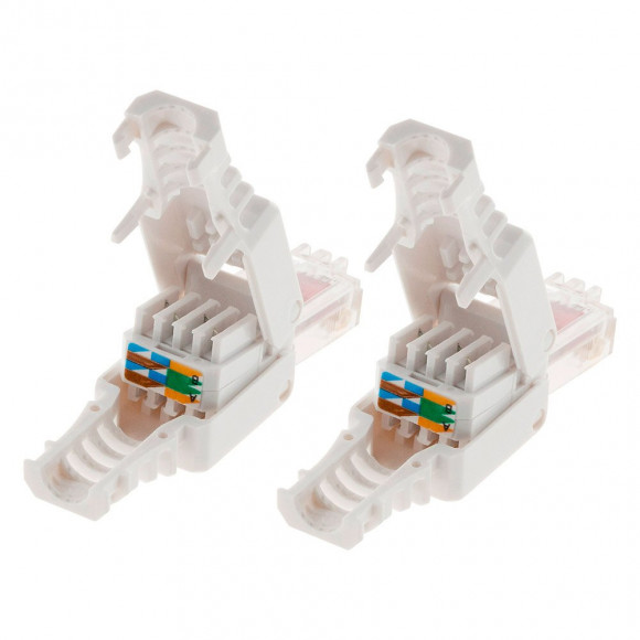 Lot De 10 Fiches Rj45 Cat 6 Sans Outil - Zenitech