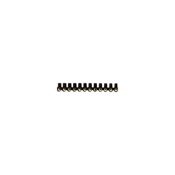 Barrettes 12 Plots 10 Mm² Noir - Zenitech