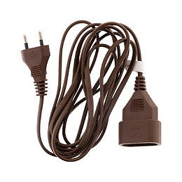 Prolongateur Qualité Ho3vvh2f 2x 0.75 Prise 6a Marron 5m - Zenitech