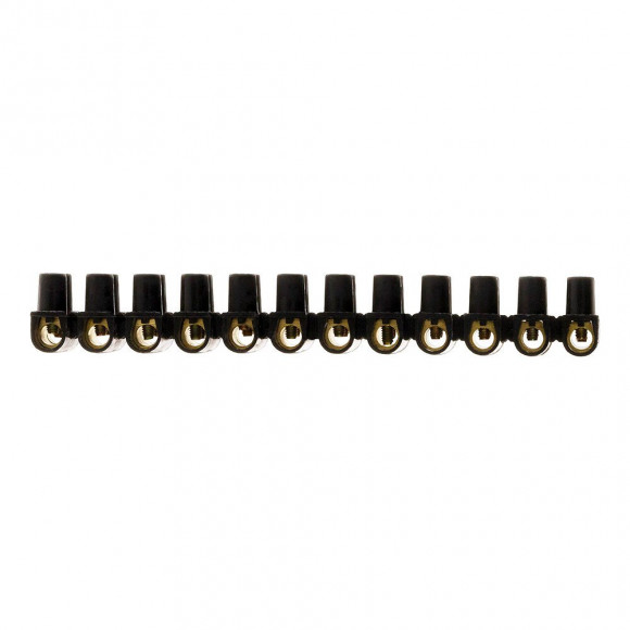 Barrettes 12 Plots 10 Mm² Noir - Zenitech