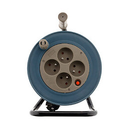 Enrouleur Ménager 15m 3g1 Mm² - Taupe - Zenitech