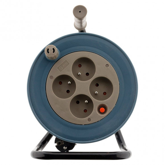 Enrouleur Ménager 15m 3g1 Mm² - Taupe - Zenitech