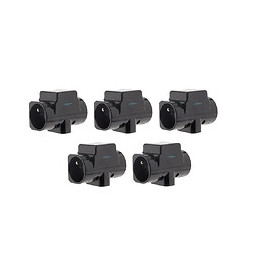 Lot De 5 Triplites Parafoudre 2x 16a 2p+t + 1x6a 2p - Noir