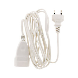 Prolongateur Qualité Ho3vvh2f 2x 0.75 Prise 6a Blanc 3m - Zenitech