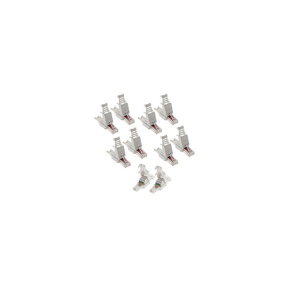 Lot De 100 Fiches Rj45 Cat 6 Sans Outil - Zenitech