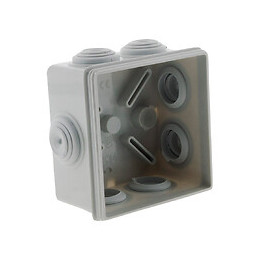 Lot 3 Boîtes Étanche Carrée 80x80x40 Ip 55