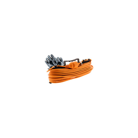 Prolongateur Jardin 2x 1,5mm² Orange 25m - Zenitech
