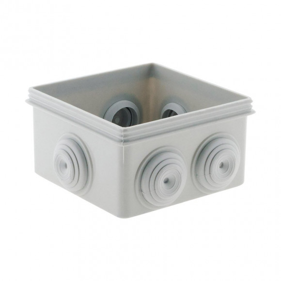 Lot 3 Boîtes Étanche Carrée 80x80x40 Ip 55