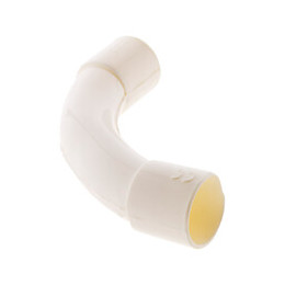 2 Courbes Grand Rayon Ø20 - Blanc - Zenitech