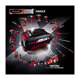 Kit Starter Chargeur Power-x 18v + Batterie De Remplacement 18v 3ah 1h Einhell