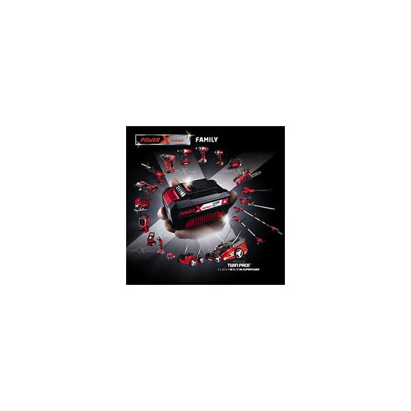 Kit Starter Chargeur Power-x 18v + Batterie De Remplacement 18v 3ah 1h Einhell