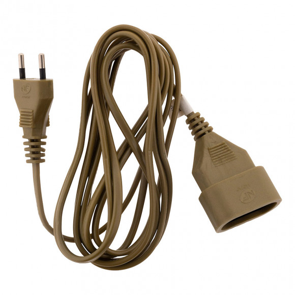 Prolongateur Qualité Ho3vvh2f 2x 0.75 Prise 6a Or 2m - Zenitech
