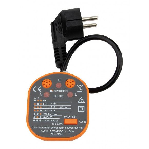 Testeur De Prise Et De Différentiel Catiii - 250v