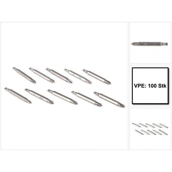 Makita Bit Set Ph2 65 Mm - 100 Pièces
