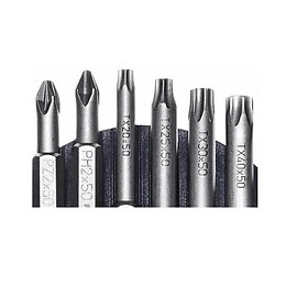 Festool Bt-imp Sort5 Set D'embouts - 1/4", 50mm, 6pcs. + Bit-check (204385)