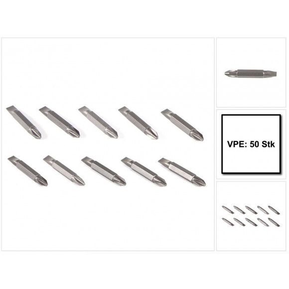 Makita Bit Set Ph2 45 Mm - 50 Pièces