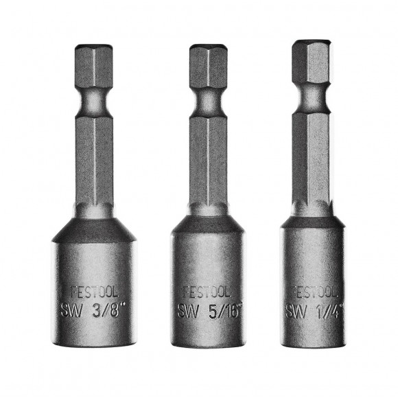 Festool Stsl-imp 1/4" Set: Clé À Douille, 3 Pcs.