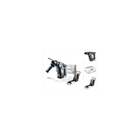 Festool  Bhc 18 Li Basic Perforateur Sans Fil ( 574723 ) + Coffret De Transport Systainer - Sans Batteries - Sans Chargeur + 7 