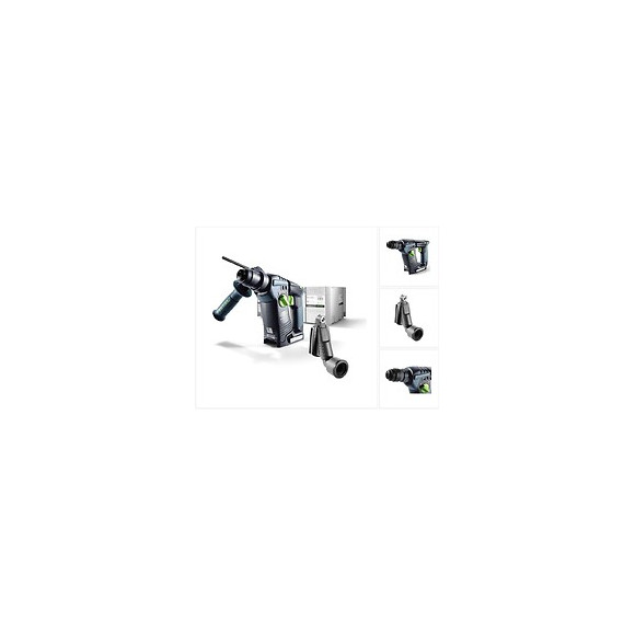 Festool  Bhc 18 Li Basic Perforateur Sans Fil Avec Boîtier Systainer - Sans Batterie, Ni Chargeur ( 574723 ) + Buse Pour Pouss