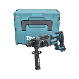 Makita Dhr 241 Tj 18 V Li-ion Perforateur-burineur Sans Fil Sds-plus + Boîtier Makpac - Sans Accessoires - Sans Batterie Ni Ch