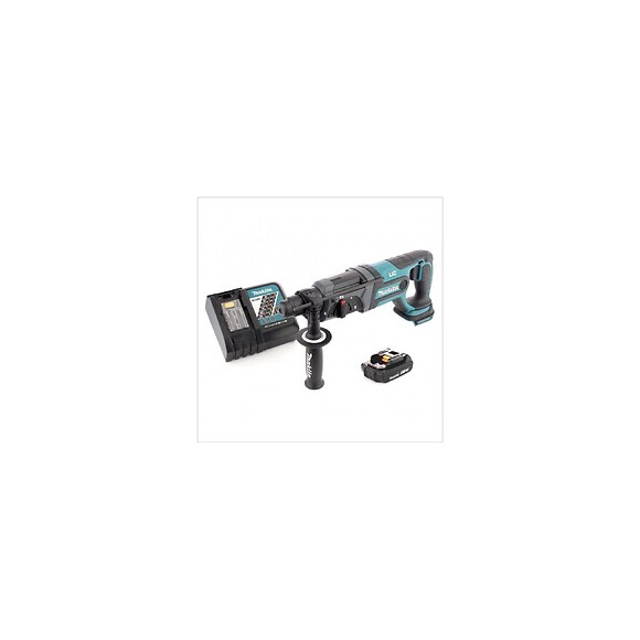 Makita Dhr 241 Perforateur Sans Fil Sds 18 V Li-ion + 1x Batterie Bl 1820 2,0 Ah + Chargeur Rapide - Sans Makpac