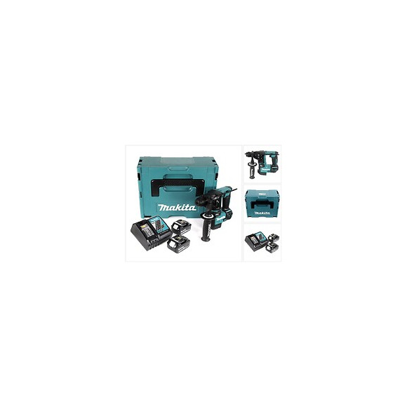 Makita Dhr 171 Rgj 1,2j 18v Marteau Perforateur À Batterie Brushless Sds Plus + 2x Batteries 6,0ah + Chargeur + Coffret Makpac
