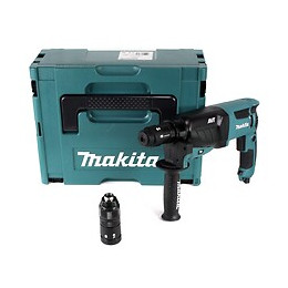 Makita Hr 2631 Ftj Perforateur - Burineur Sds-plus 800 W 26 Mm + Coffret Makpac + Mandrin De Serrage