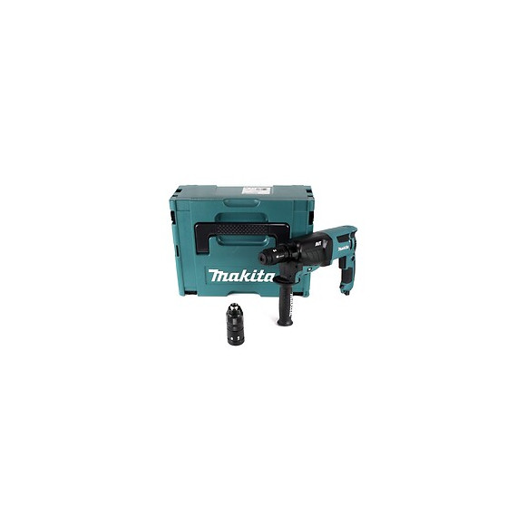 Makita Hr 2631 Ftj Perforateur - Burineur Sds-plus 800 W 26 Mm + Coffret Makpac + Mandrin De Serrage