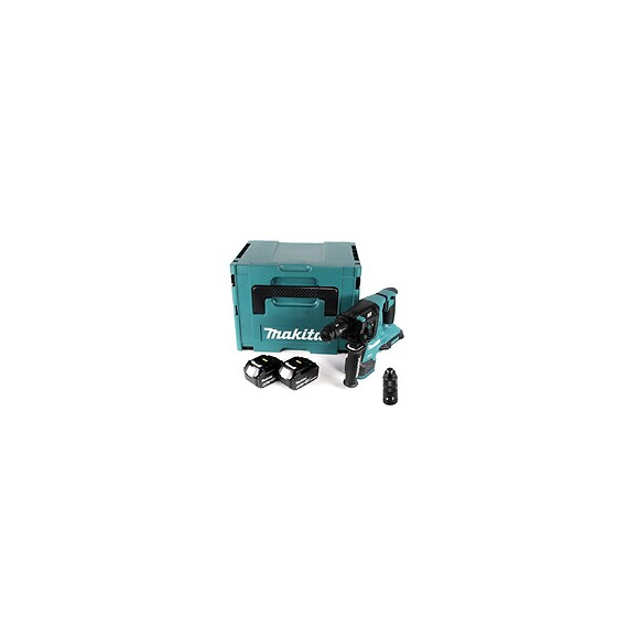 Makita Dhr 281 Gj Brushless Perforateur Burineur Sans Fil 28 Mm 2 X 18 V Pour Sds-plus + Mandrin Auto-serrant Interchangeable +