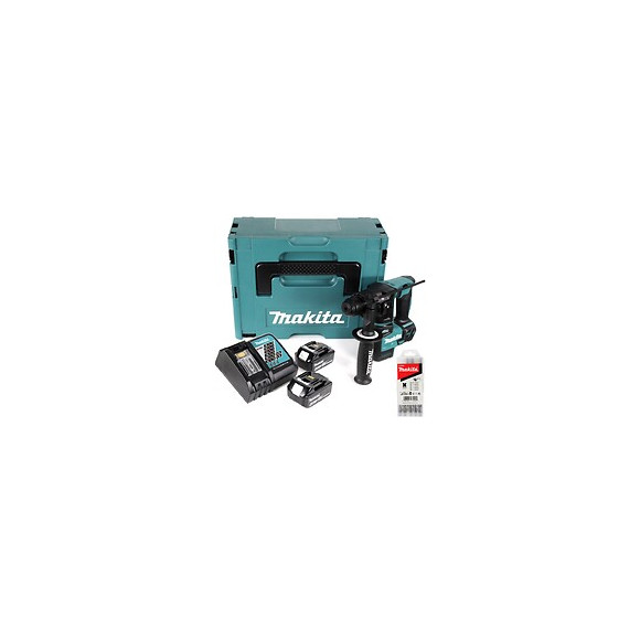 Makita Dhr 171 Perceuse-visseuse À Percussion Sans Fil Sans Balais 18 V À 2 Étages Sds Plus + 2x Batteries 6,0 Ah + Chargeur