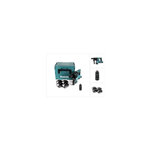 Makita Dhr 281 G4j Brushless Perforateur-burineur Sans Fil 28 Mm 2 X 18 V Pour Sds-plus + Mandrin Auto-serrant Interchangeable 