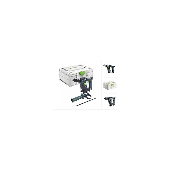 Festool Bhc 18 Basic Perforateur Sans Fil 18 V, 25 Nm, 1,8 J Sds Plus, Sans Balai ( 576511 ) + Systainer - Sans Batterie, Sans 