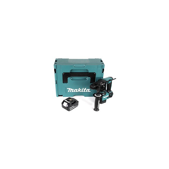 Makita Perceuse À Percussion Sans Fil Dhr 171 G1j 18v 1.2j Brushless Sds Plus + 1x Batterie 6.0ah + Coffret Makpac - Sans Char