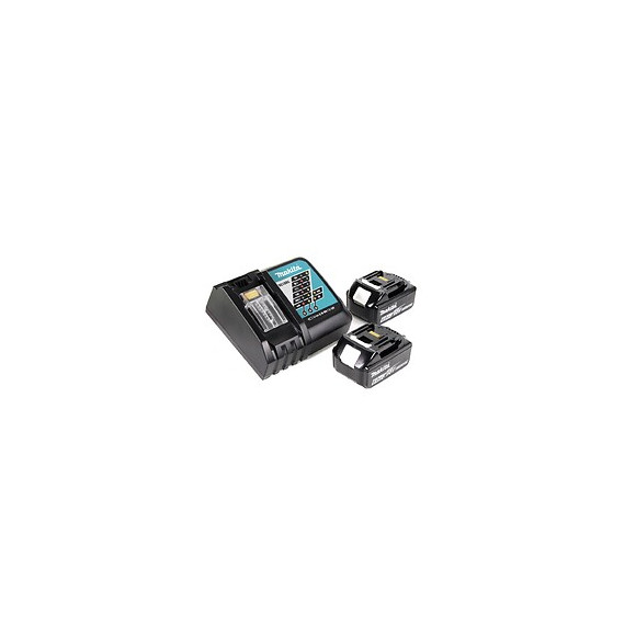 Makita Dst 221 Rgj 18 V Li-ion Agrafeuse Sans Fil + 2x Batteries Li-ion Bl 1860 B 6,0 Ah + Chargeur Dc 18 Rc + Coffret De Trans