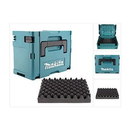 Makita Makpac 3 Coffret De Transport - Avec Insert Universel Pour Meuleuse, Scie Et Cloueur Sans Fil Makita 18 V