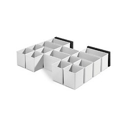 Festool Set De Casiers 60x60/120x71 3xft Pour Sys-combi 2, Sys-combi 3 Et Sys 4 Tl-sort/3 - 17 Pcs. ( 201124 )