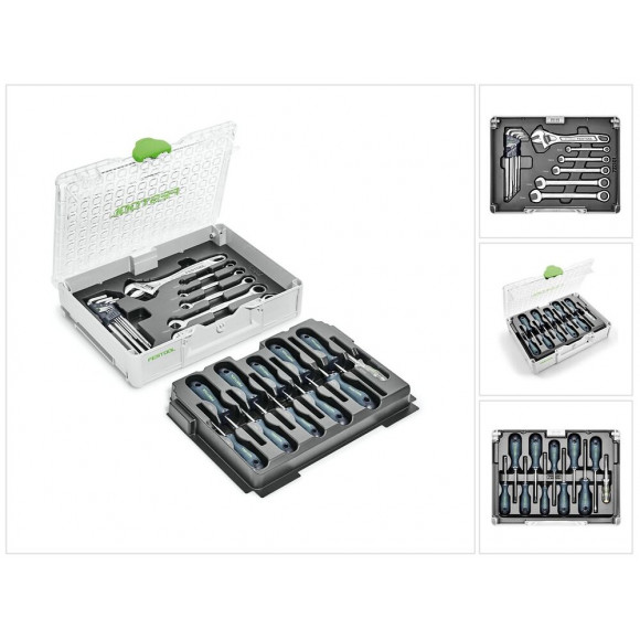 Festool Inst Sys3 Org M 89 Organizer Systainer ( 205746 ) + 25 Pièces D'accessoires
