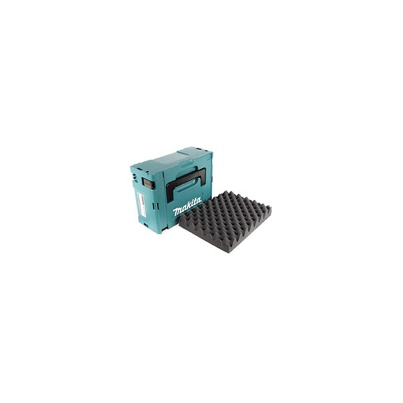 Makita Makpac 2  Coffret De Transport Avec Insert Universal Pour Perceuse, Cloueuse Et Mouleuse Sans Fil Makita